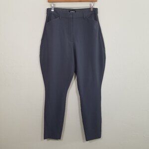 Express Curvy Skinny High Rise Stretch Dress Pants Gray Size 10